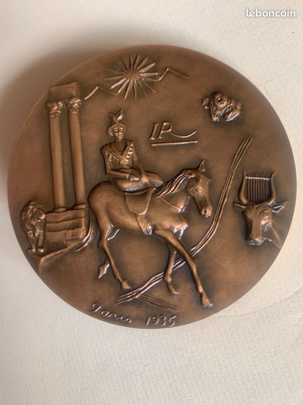 Médaille Reine D'Arles & De Camargue Chato De Prouvenço - Bronze, 1984, XXème Siècle, Française