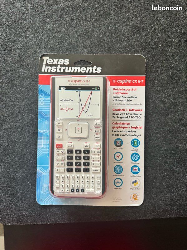 CALCULATRICE TEXAS INSTRUMENT TI-NSPIRE CAS+ SON CACHE DE