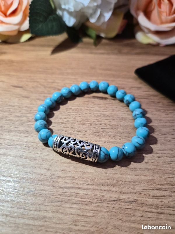 Bracelet perle pierre (image 4)
