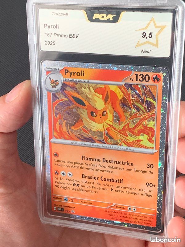 Coffret 10 Cartes Pokémon – Pyroli 013/131 Holo/Random – Myboost Évolutions Prismatiques – Français