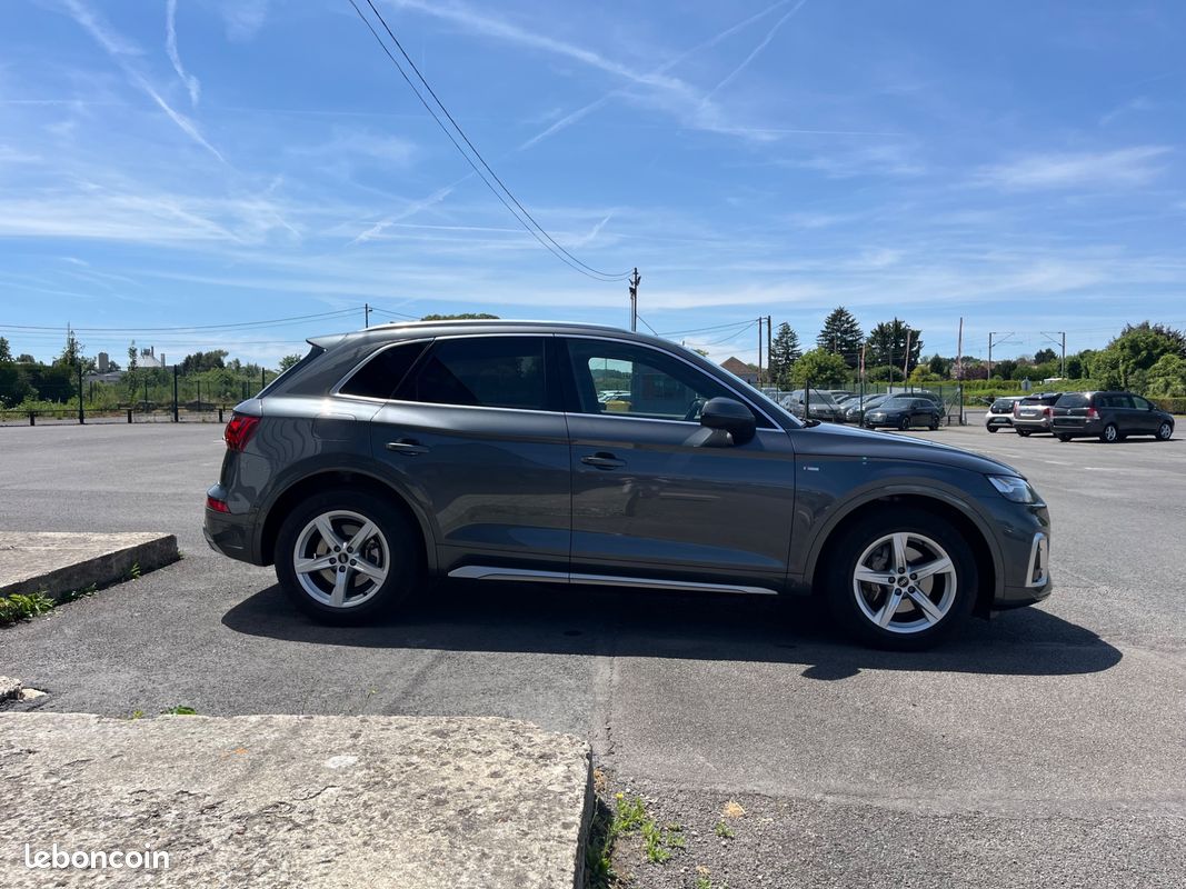 Audi q5 2.0 35 tdi 165 dieselhybrid s-line s-tronic bva *rien a prevoir - toit ouvrant panoramique - carplay (image 7)