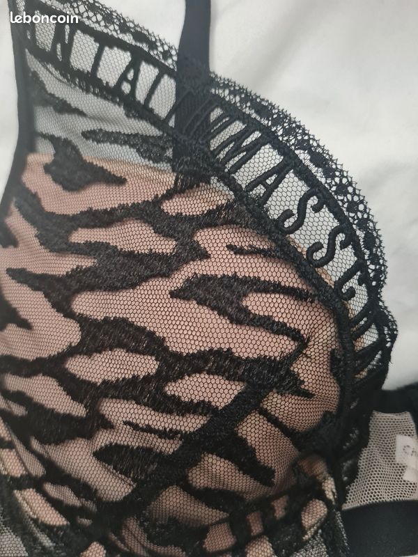 Ensemble Caraco + String Chantal Thomass So Shocking - Taille 90B - Noir - Neuf Sans étiquettes