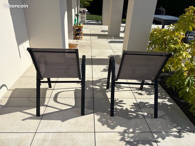 Deux chaises de jardin neuves (image 3)