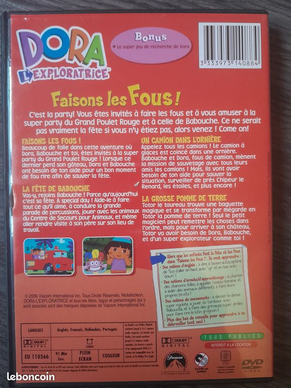 DVD - DORA l'exploratrice : Faisons les fous (image 2)