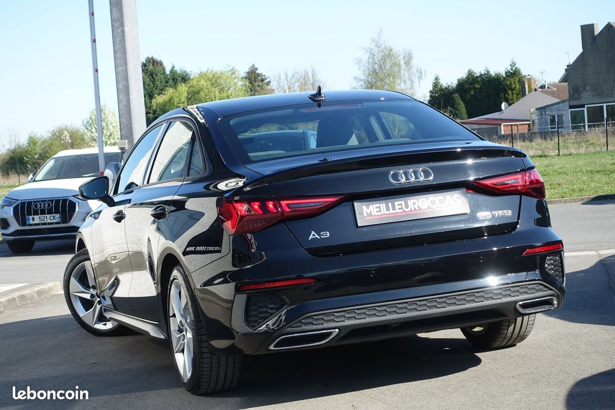 A3 Berline 35 Tfsi 150ch S-Line Virtual cockpit/Cuir sport chauffant/GPS Europe/Carplay/LED/1*Main/Garantie 12 Mois (image 4)
