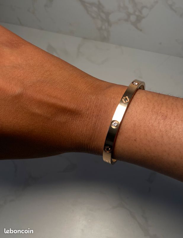 Bracelet Femme Luxe Cartier Bracelet Jonc Clouté Love Cartier