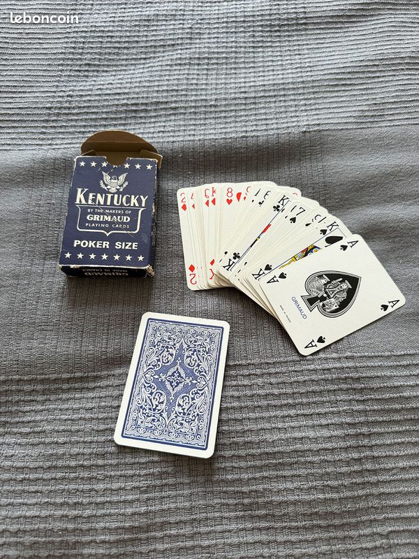 Sold Price: B.P. Grimaud Cartes a Jouer Playing Card Advertisement
