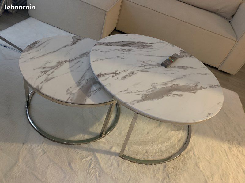 Table basse en marbre (image 1)