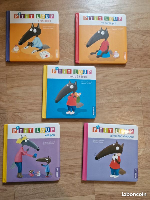 Lot 5 livres P'tit Loup (image 1)