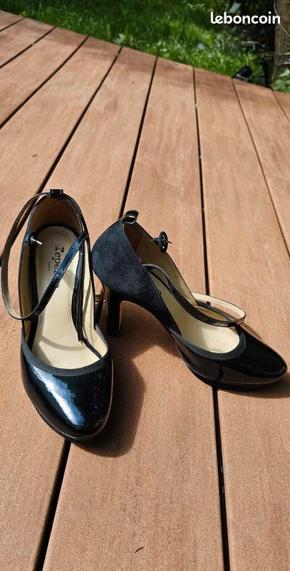 Chaussures à talons Repetto Noir vernis T38 1/2 Mimi (image 1)