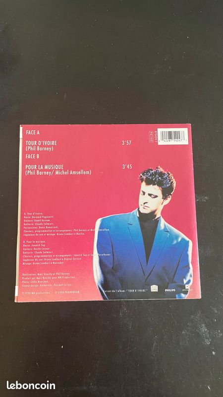 Vinyle 45 T : Tour d'ivoire de Phil Barney (image 2)