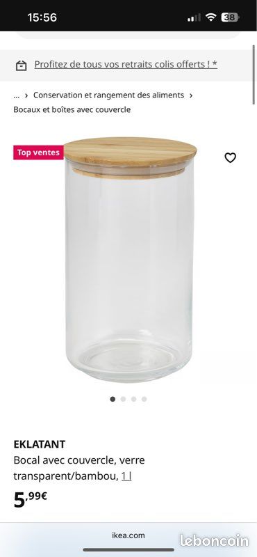 Bocaux en verre (image 1)