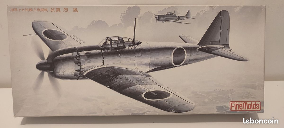 Maquette Avion Mitsubishi A7M1 Reppu Japonais 1/48 - Fine Molds FB11 - Neuf