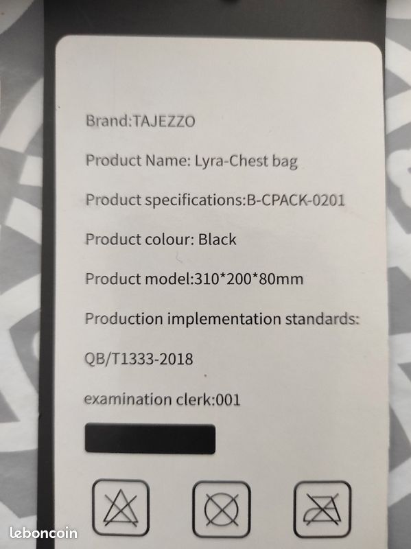 Sac a bandoulière antivol Tajezzo P4 (image 2)
