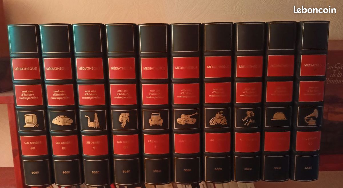 Mediatheque SGED 10 volumes - Collector - Neuf - "cent ans d'histoire comtemporaine" (image 1)
