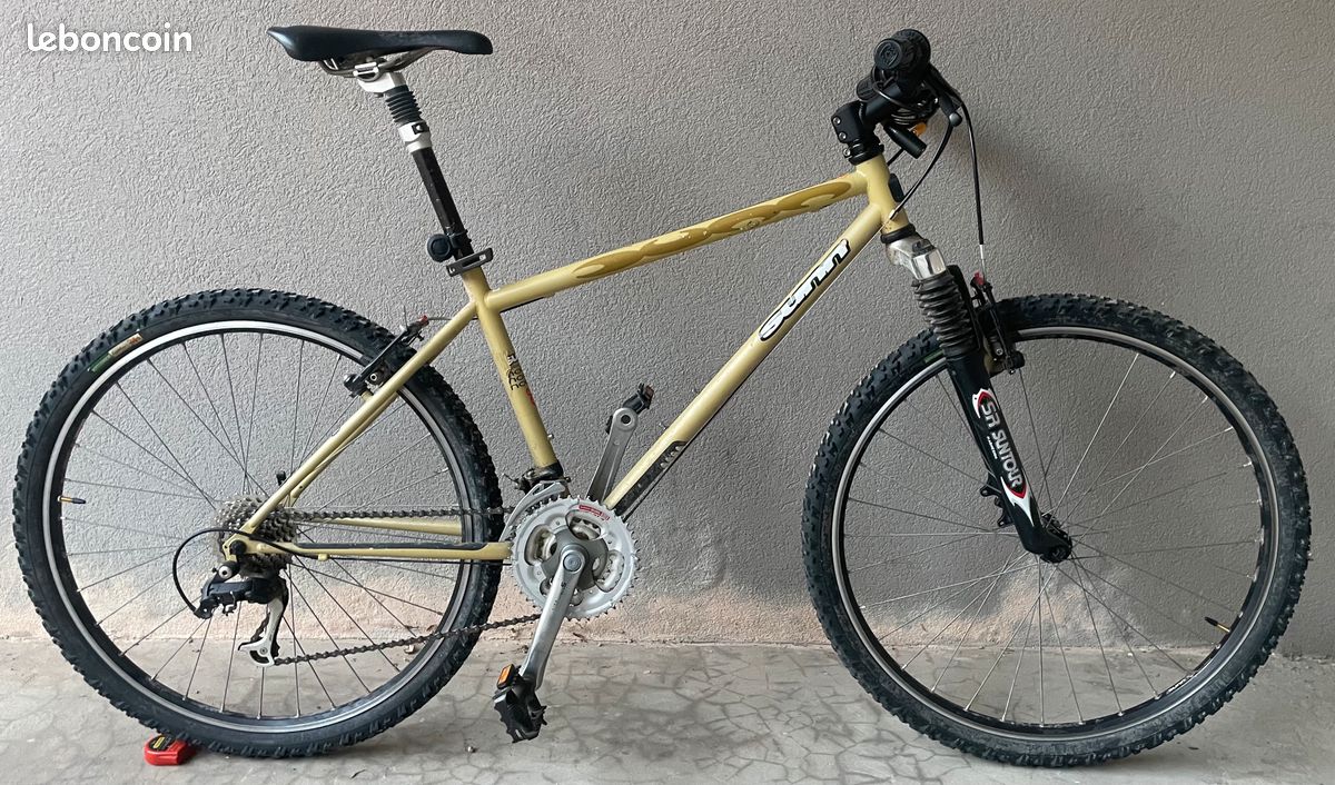 Kit De 7 Stickers SUNN VTT Vintage Aspect Cuir Marron - Décalques Néo