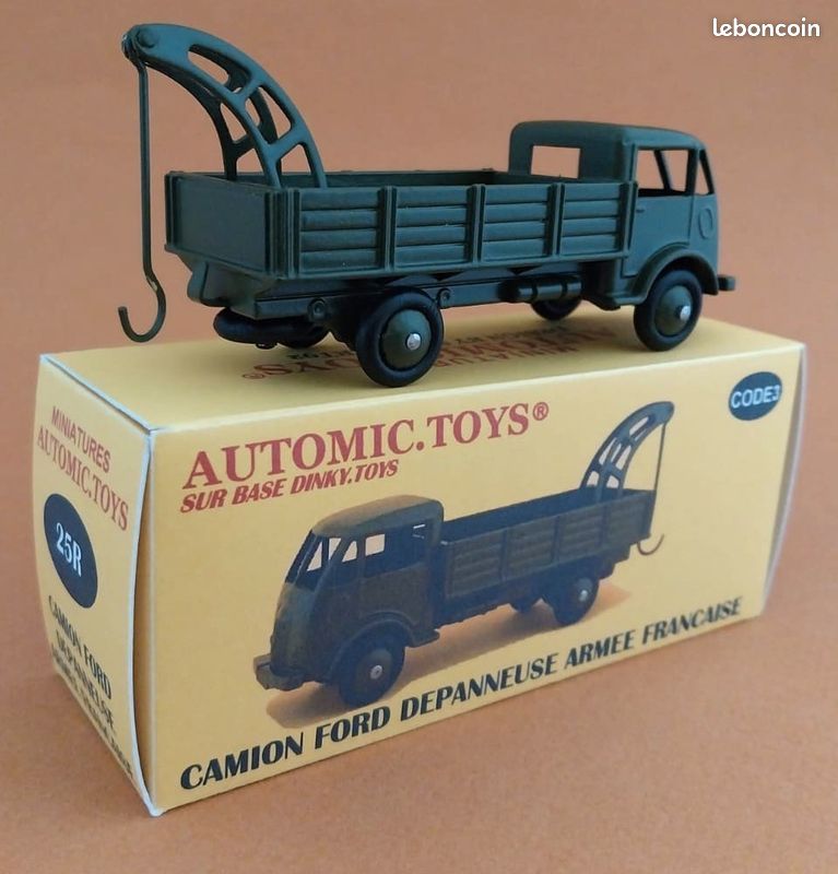 Coffret Dinky Toys - Ford Dépanneuse Militaire Armée Française - Base Atlas 25R - Neuf