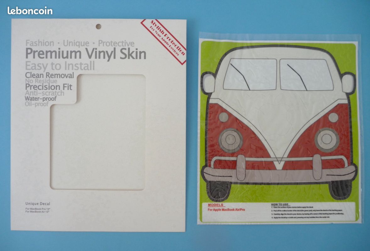 🚗Autocollant VW Combi pour MacBook Pro/AIr 13" Sticker décoratif automobile (image 1)