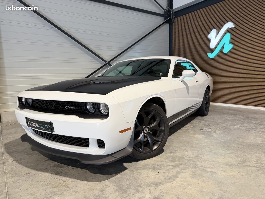 Dodge Challenger SXT - 3.6 V6 - 309 cv - 2016 - Caméra de recul - Intérieur cuir - E85 Ethanol - FR (image 1)