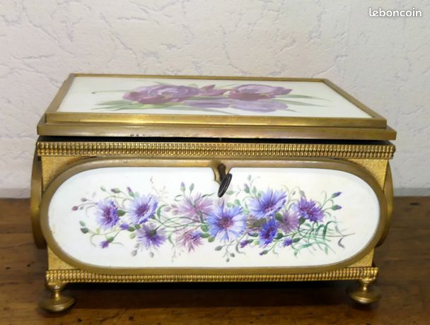 Ancien Coffret à Bijoux Fin Du 19ème Siècle à Restaurer - Projet Créatif Et Décoration Vintage