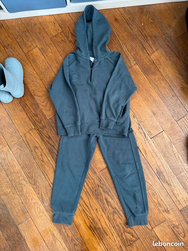 Capuche Zara Jogging Vert ENSEMBLE SWEAT À CAPUCHE ET