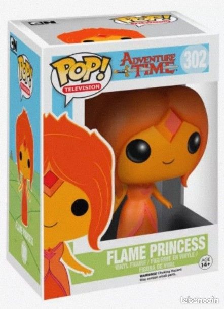 Funko POP TÉLÉVISION - ADVENTURE TIME - Flame Princess / Princesse des flammes #302 - Jeux & Jouets