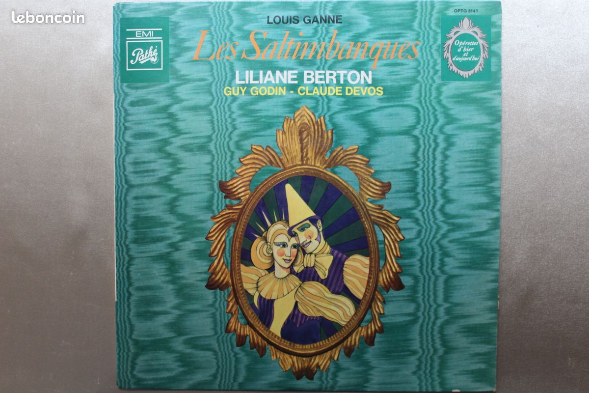 VINYLE 33T LOUIS GANNE Les Saltimbanques "SIDE26" (image 1)