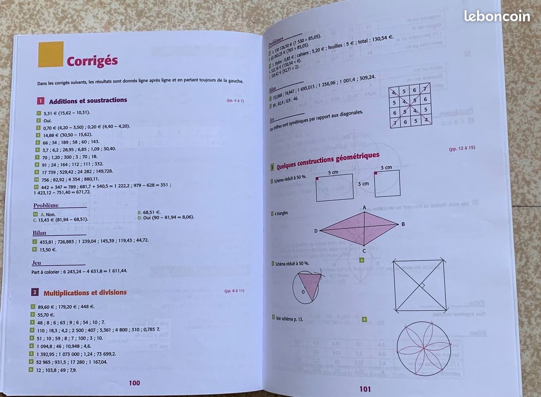Livre de cours et d'exercices Maths 6e (image 3)