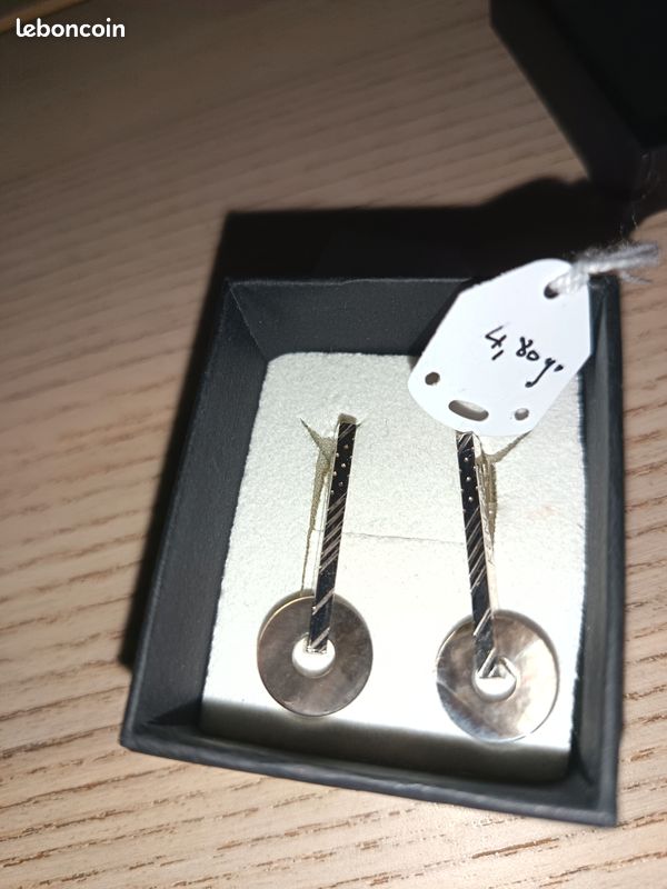 Bijou en Argent, kenzo boucles d'oreilles jamais portés neuves (image 6)