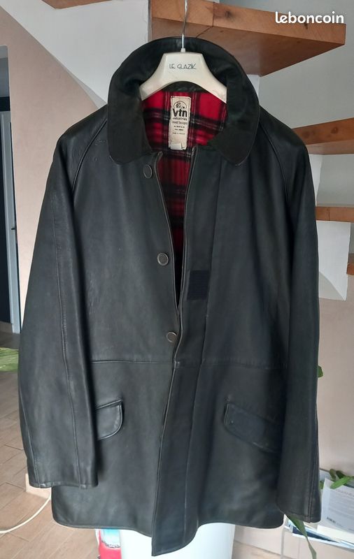 Veste Cuir Pompier (image 3)