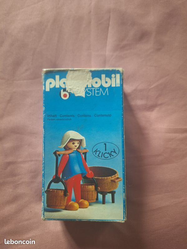 Playmobil Vintage Médiéval 3376 - Coffret Bourgeois Avec Coffre, Bougie, Cape, Boîte