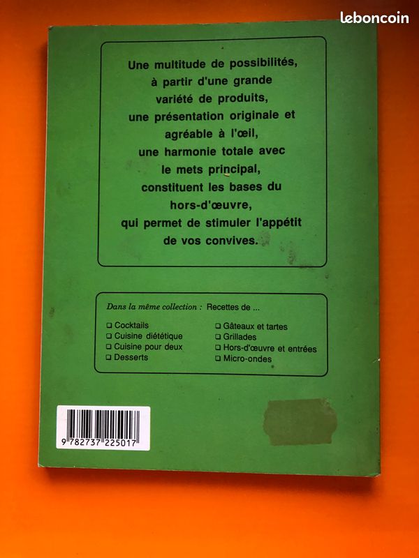 Livre de cuisine "Hors D'oeuvre et entrées" (image 2)