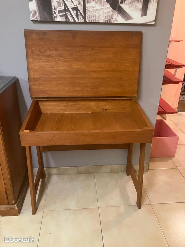Bureau en bois vintage (image 2)