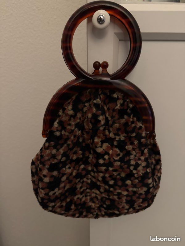 Sac vintage + porte-monnaie (image 1)