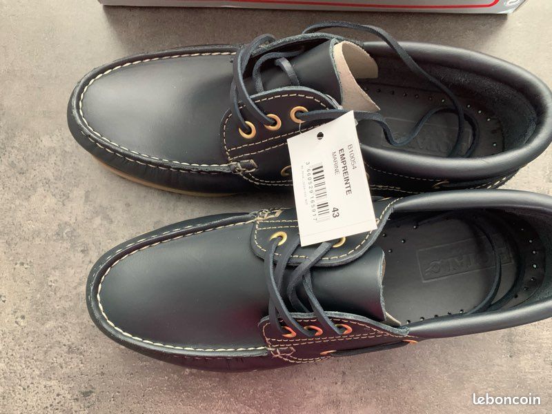 Cuir Chaussure Bateau Botalo Chaussures Bateau BOTALO Empreinte
