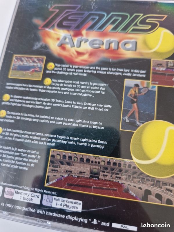 ACTUA TENNIS * JEU PLAYSTATION PS1 PSONE PAL EUR TBE COMPLET OBV RETRO