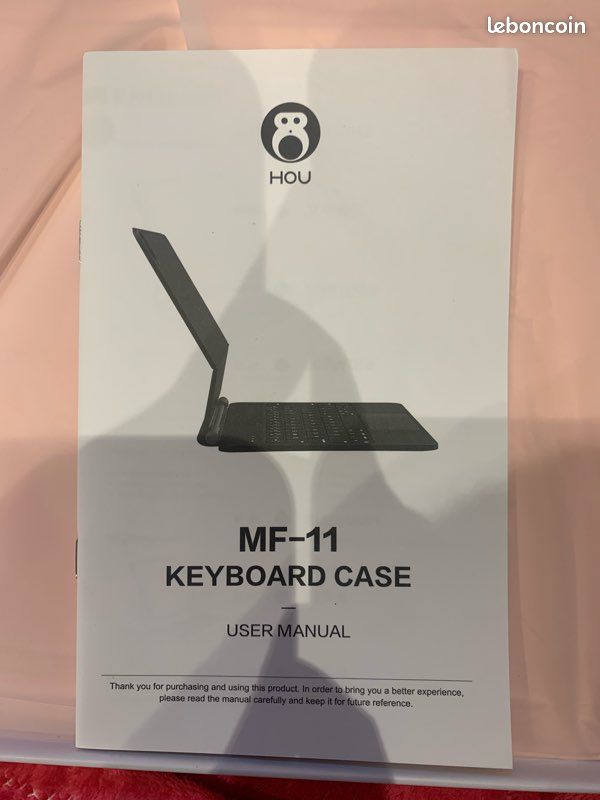 Coque Clavier Pour Ipad 9Eme-8Eme-7Eme Génération 10.2", Azerty
