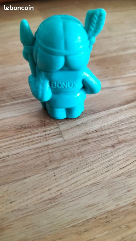Figurine Vintage Kiki Le Pompier Bleu - Bonux - Publicité Rétro