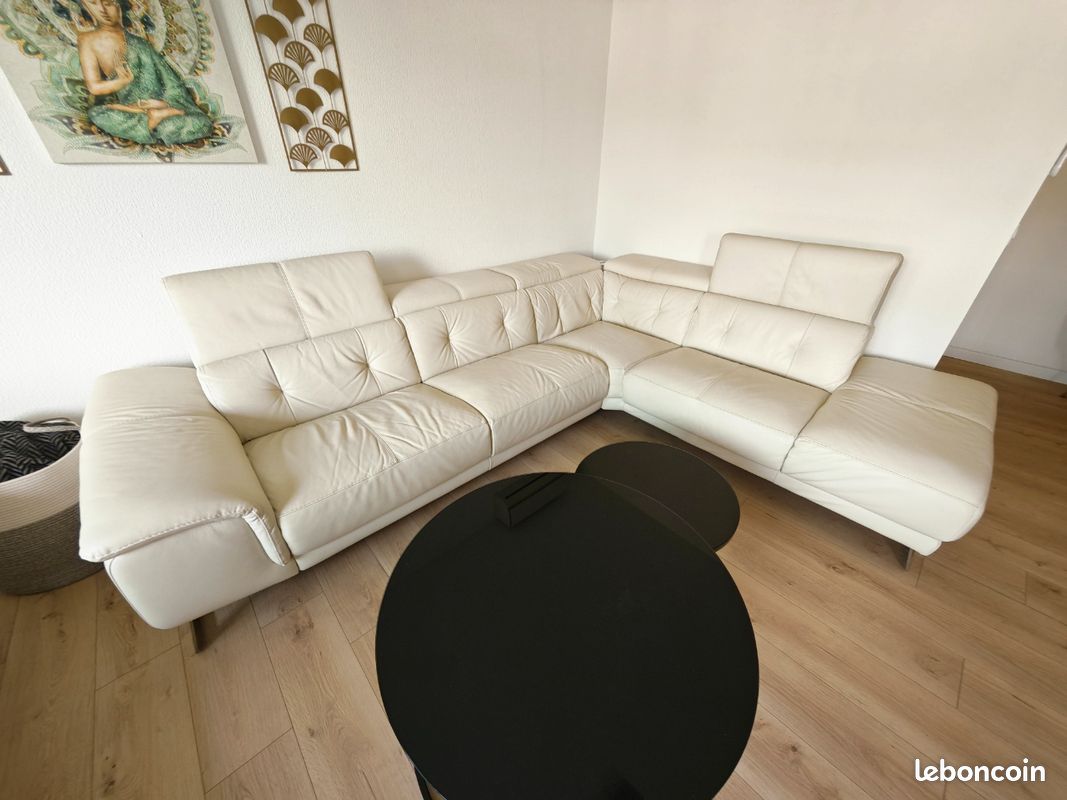 Ensemble canapés en cuir (image 5)