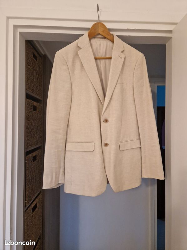 Veste homme beige (image 1)