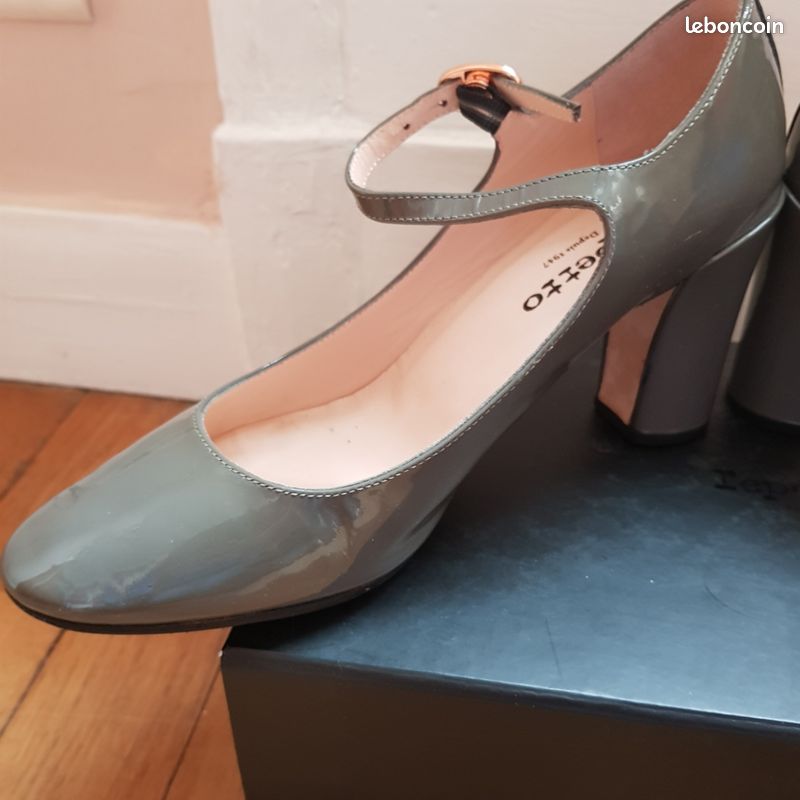 Repetto Electra Repetto Babies Rose Escarpins Repetto Babies Gris