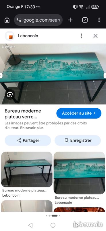 Plateau en verre pour bureau/table ou autres neuf But (image 5)