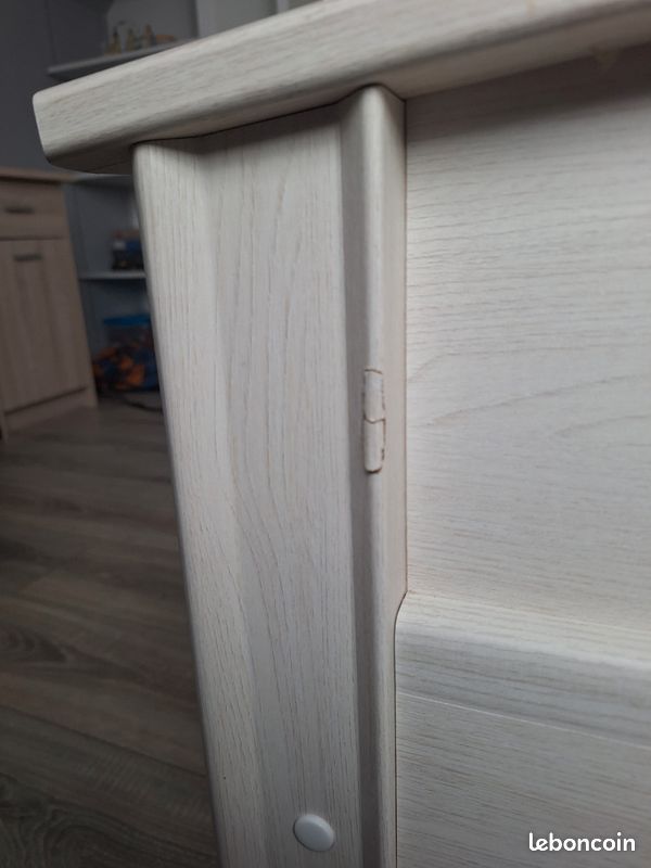 Lit 1 personne avec table de chevet (image 6)
