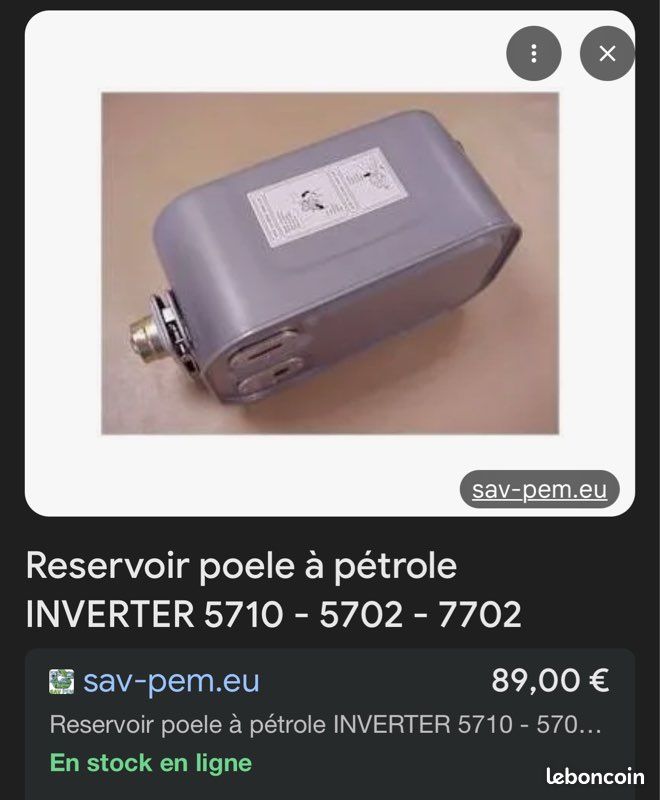 Inverter Poêle à pétrole électronique - Inverter 5728 noir - 3200W