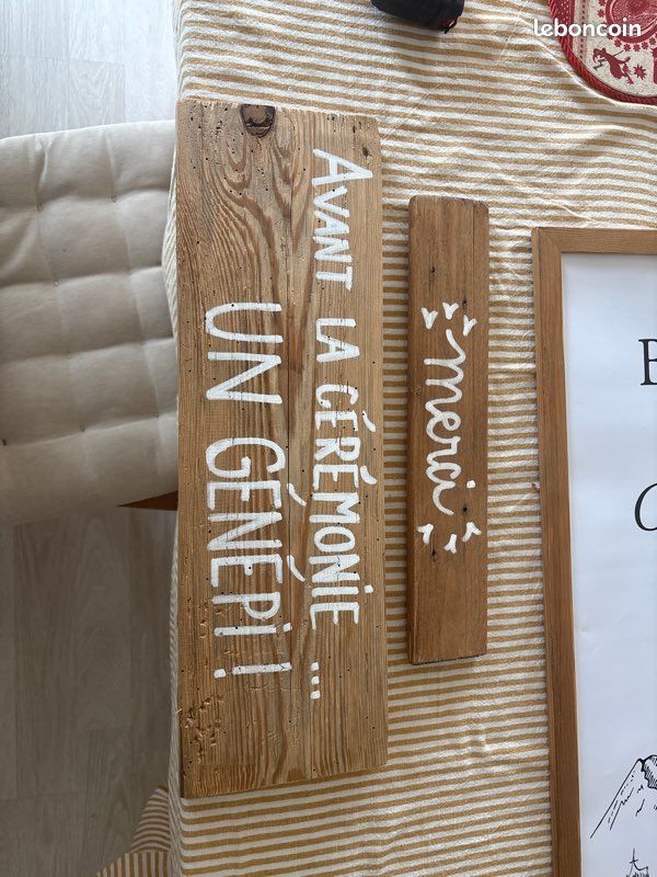 Panneau mariage bois (image 2)