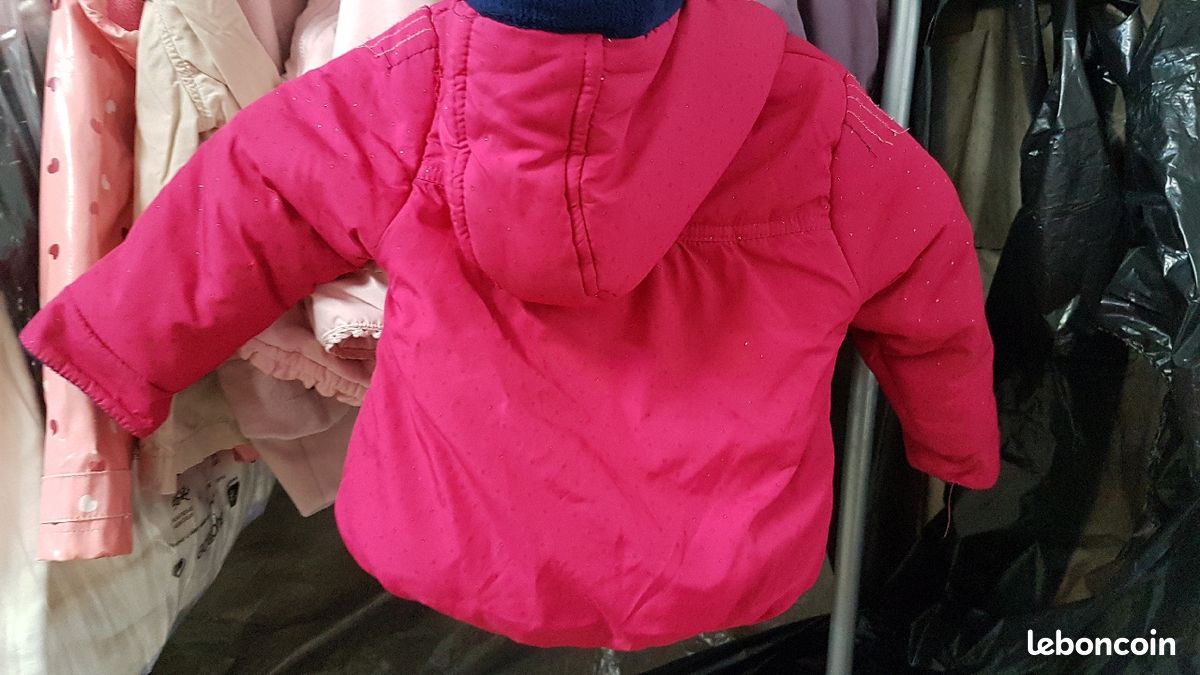 Manteau rose premaman 12 mois (image 2)