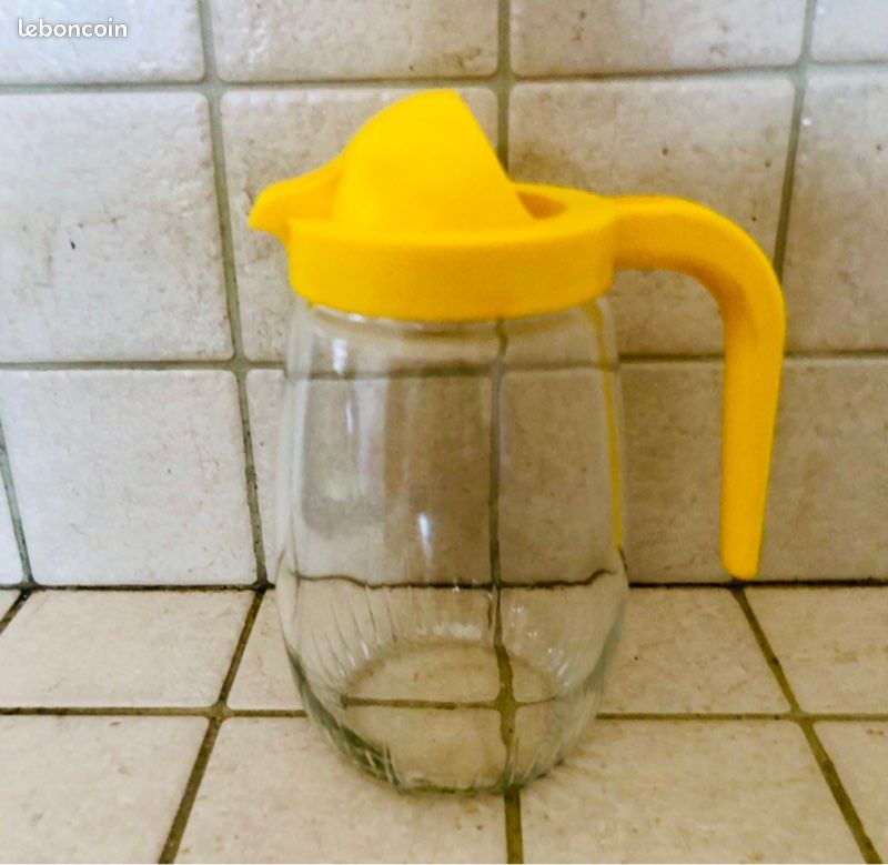 Carafe jaune vintage (image 3)