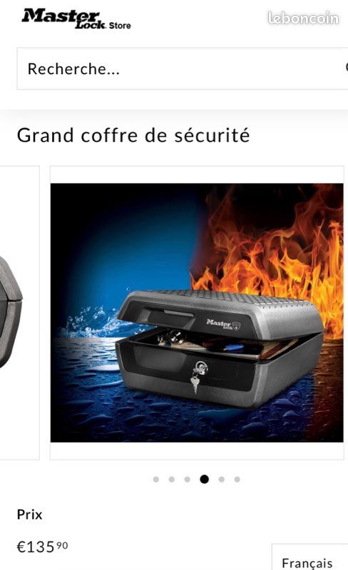 Coffre à clé anti feu (image 1)