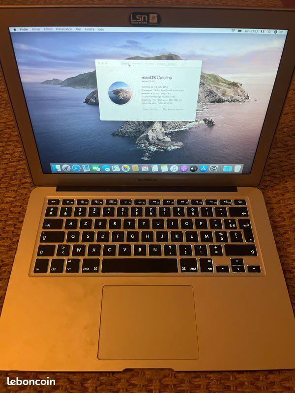 Texte d’annonce MacBook Air 13” 2017 – Intel Core i5 – 8 Go RAM – SSD 128 Go (image 1)