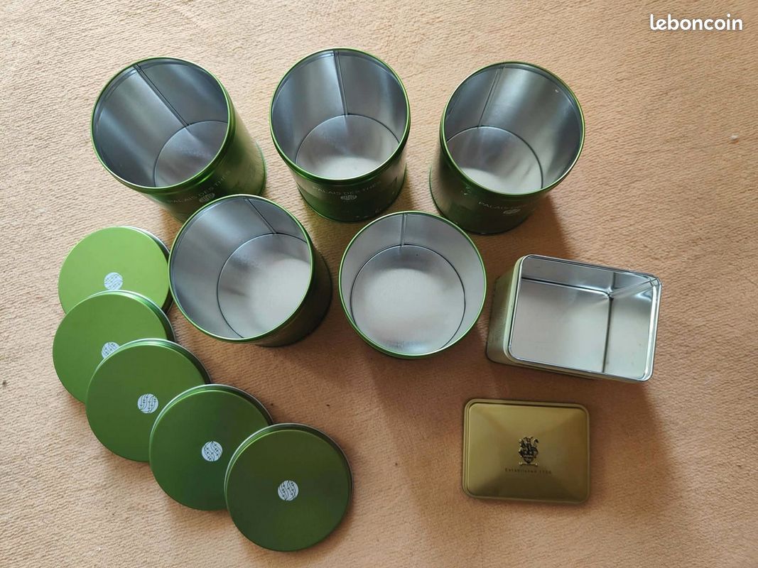 Boite empilable Mes 3 thés en métal